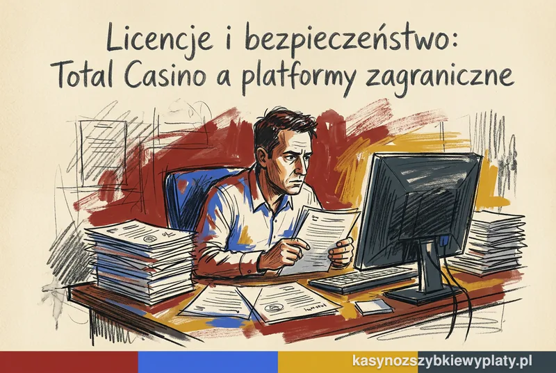 Licencje i bezpieczeństwo: Total Casino a platformy zagraniczne