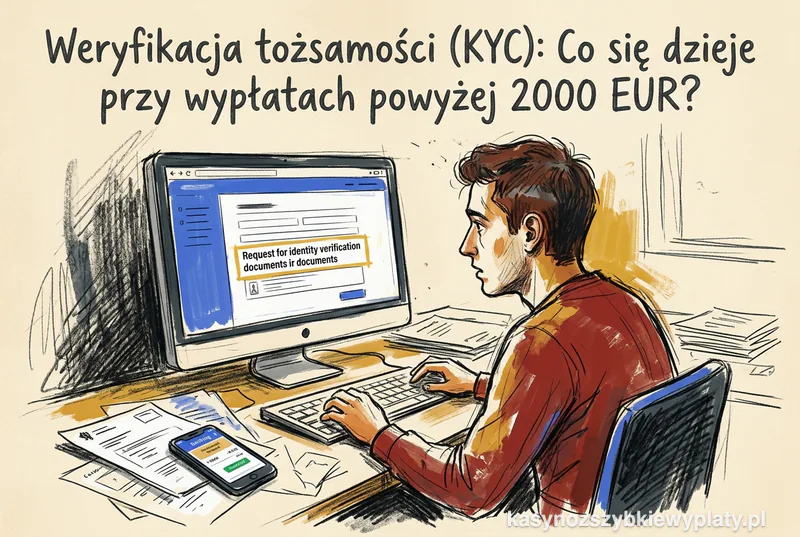 Weryfikacja tożsamości (KYC): Co się dzieje przy wypłatach powyżej 2000 EUR?